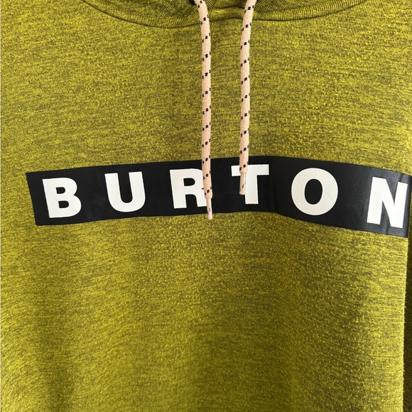 Burton VTG  90’s Y2K Men's Keef Heather color with French Terry fleece Hoodie - Picture 4 of 6
